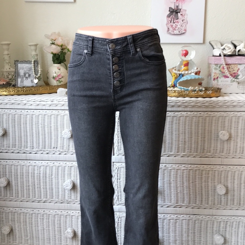 Free People palo alto faded black boot cut jean 26 - Picture 7 of 16